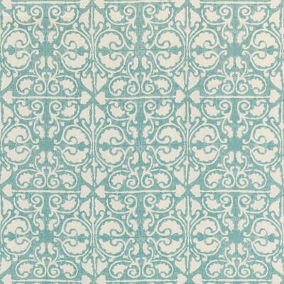 Kravet Basics AGRA TILE.135.0 Kravet Basics Multipurpose Fabric in Agra Tile-/Teal/White/Mineral